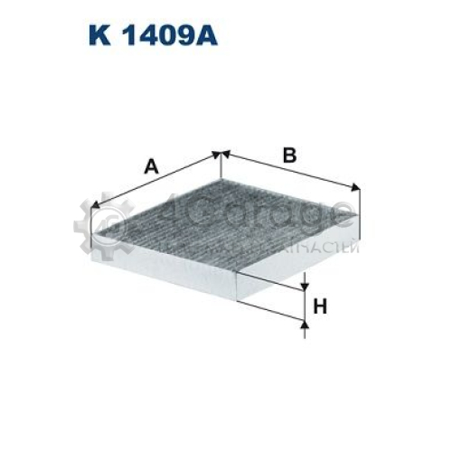 FILTRON K1409A Фильтр воздух во внутренном пространстве