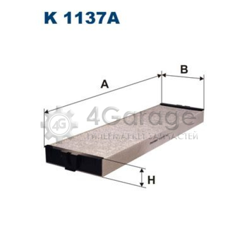 FILTRON K1137A Фильтр воздух во внутренном пространстве