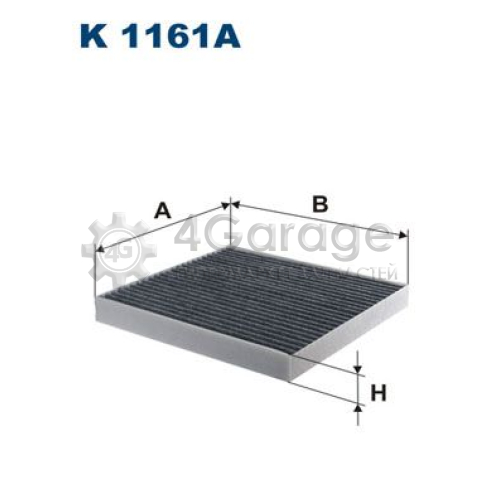 FILTRON K1161A Фильтр воздух во внутренном пространстве