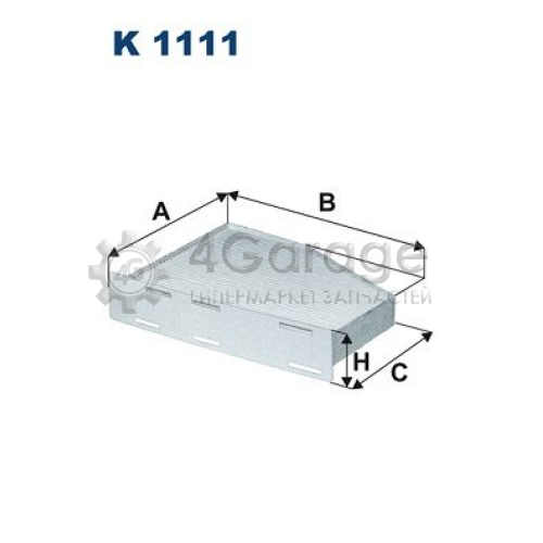 FILTRON K1111 Фильтр воздух во внутренном пространстве