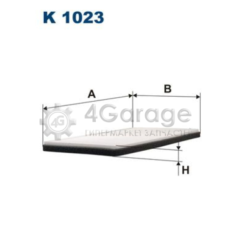 FILTRON K1023 Фильтр воздух во внутренном пространстве