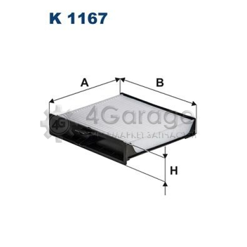 FILTRON K1167 Фильтр воздух во внутренном пространстве