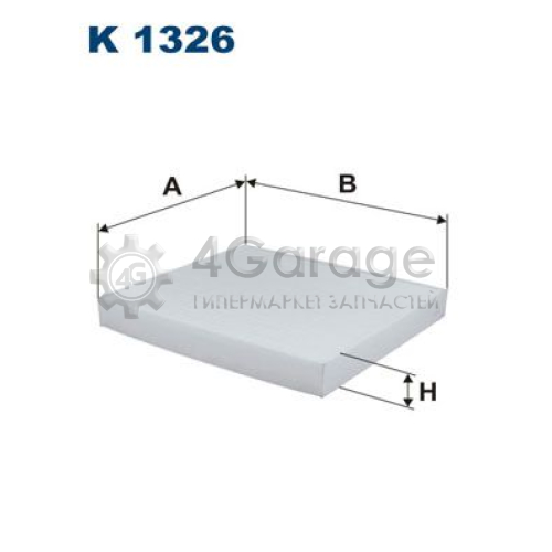 FILTRON K1326 Фильтр воздух во внутренном пространстве