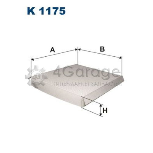 FILTRON K1175 Фильтр воздух во внутренном пространстве