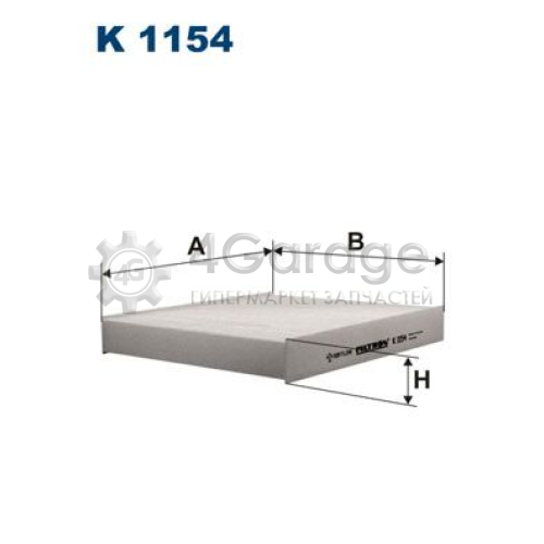 FILTRON K1154 Фильтр воздух во внутренном пространстве