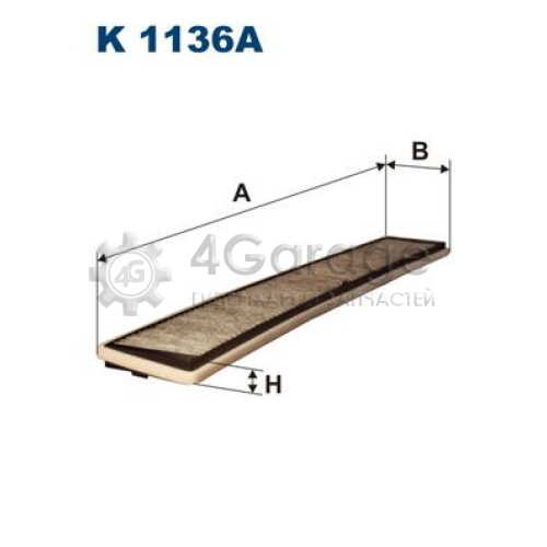 FILTRON K1136A Фильтр воздух во внутренном пространстве