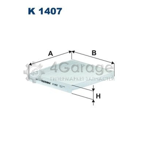 FILTRON K1407 Фильтр воздух во внутренном пространстве