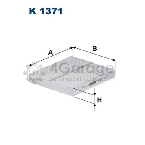 Фильтр воздух во внутренном пространстве FILTRON K1371 в Москве