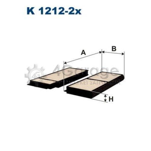 FILTRON K12122x Фильтр воздух во внутренном пространстве