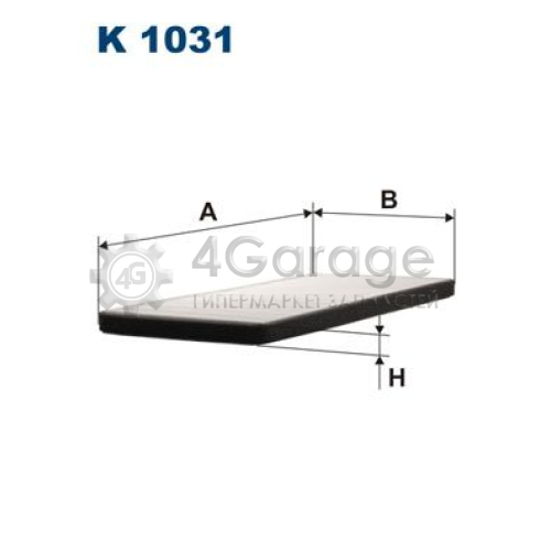 FILTRON K1031 Фильтр воздух во внутренном пространстве