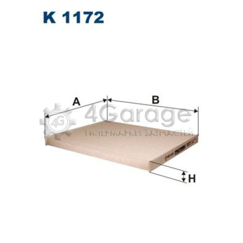 FILTRON K1172 Фильтр воздух во внутренном пространстве