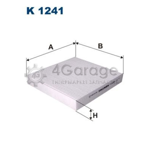 FILTRON K1241 Фильтр воздух во внутренном пространстве