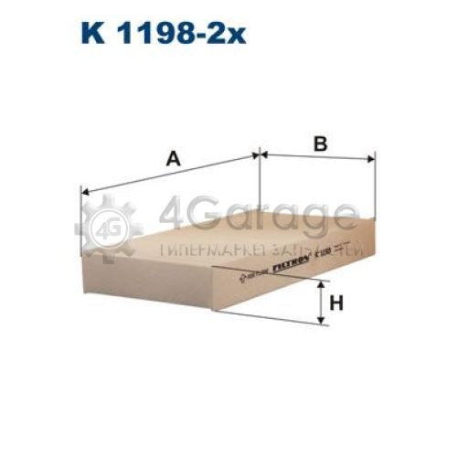 FILTRON K11982x Фильтр воздух во внутренном пространстве