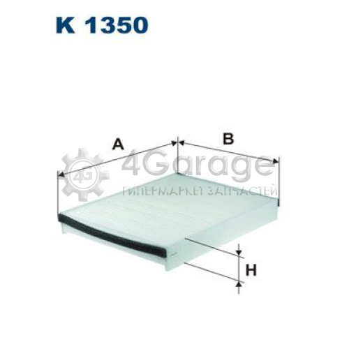 FILTRON K1350 Фильтр воздух во внутренном пространстве