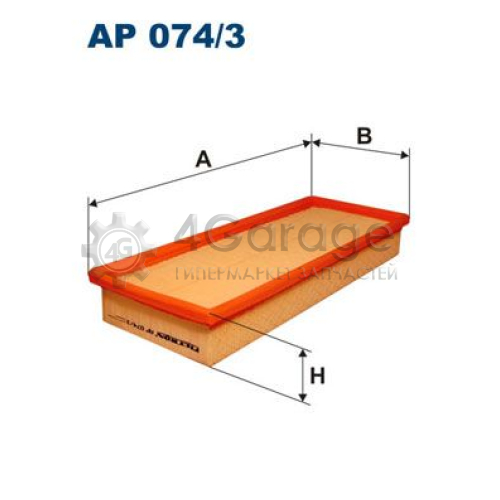 FILTRON AP0743 Воздушный фильтр