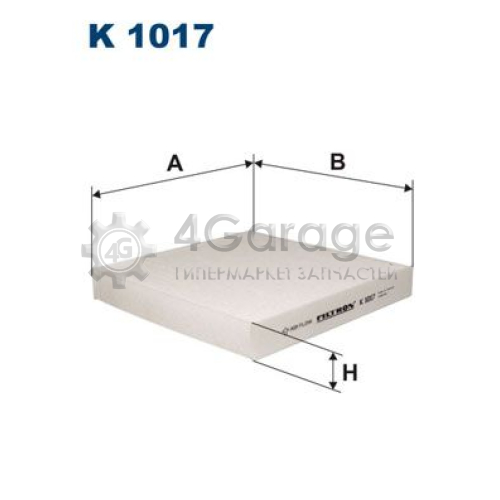 FILTRON K1017 Фильтр воздух во внутренном пространстве