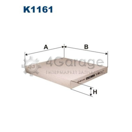 FILTRON K1161 Фильтр воздух во внутренном пространстве