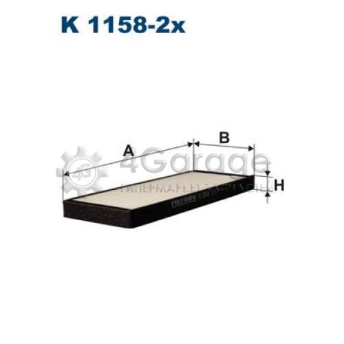 Фильтр воздух во внутренном пространстве FILTRON K11582x в Нижнем Новгороде