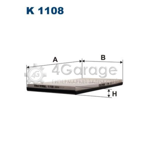 FILTRON K1108 Фильтр воздух во внутренном пространстве