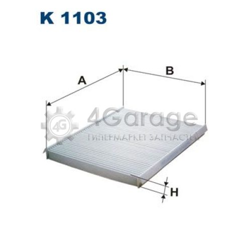 FILTRON K1103 Фильтр воздух во внутренном пространстве