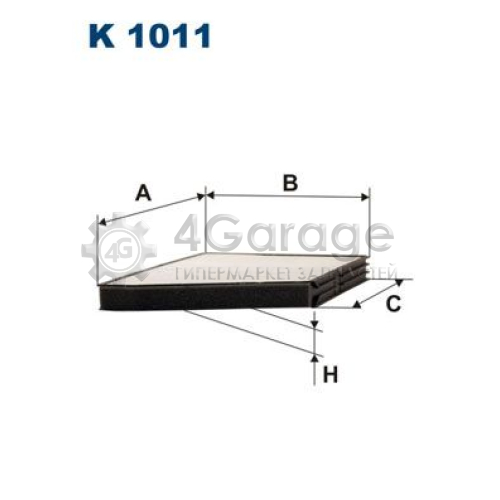 FILTRON K1011 Фильтр воздух во внутренном пространстве