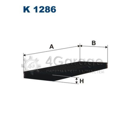 FILTRON K1286 Фильтр воздух во внутренном пространстве