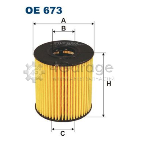 FILTRON OE673 Масляный фильтр