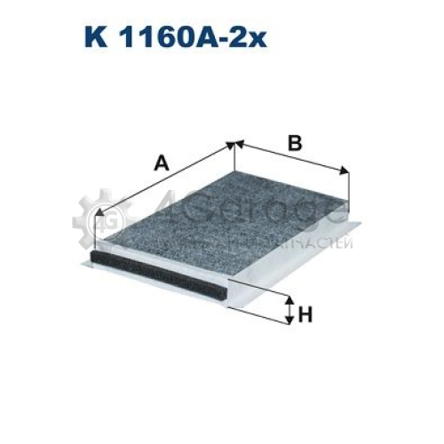 FILTRON K1160A2x Фильтр воздух во внутренном пространстве