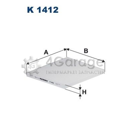 FILTRON K1412 Фильтр воздух во внутренном пространстве