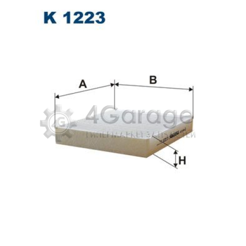 FILTRON K1223 Фильтр воздух во внутренном пространстве