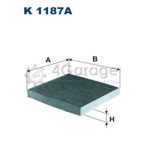 FILTRON K1187A Фильтр воздух во внутренном пространстве