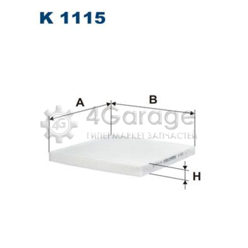 FILTRON K1115 Фильтр воздух во внутренном пространстве