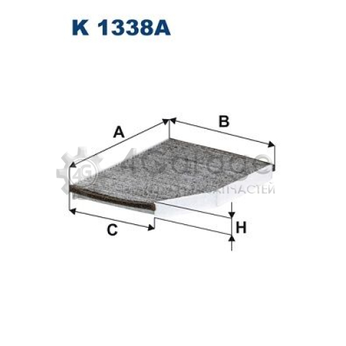 FILTRON K1338A Фильтр воздух во внутренном пространстве