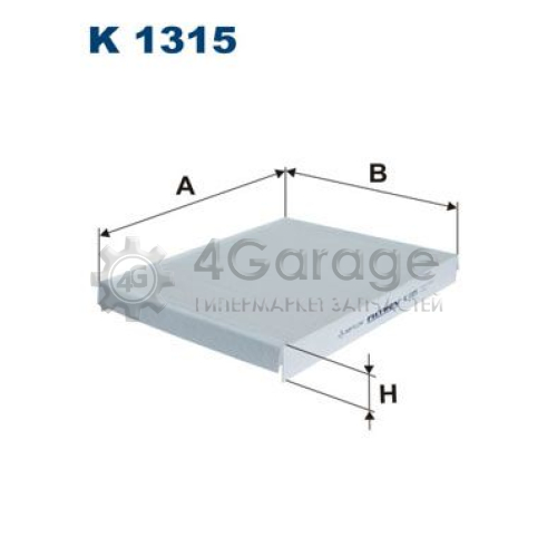 FILTRON K1315 Фильтр воздух во внутренном пространстве