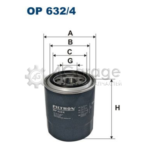 FILTRON OP6324 Масляный фильтр