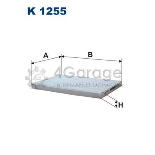 FILTRON K1255 Фильтр воздух во внутренном пространстве