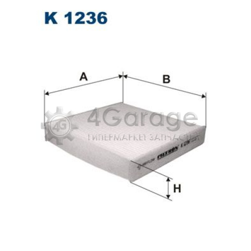 FILTRON K1236 Фильтр воздух во внутренном пространстве