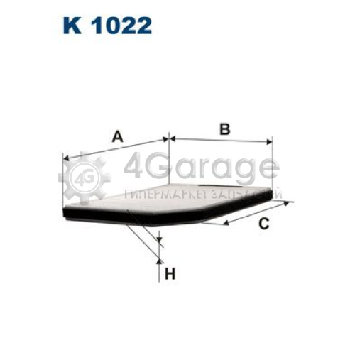 FILTRON K1022 Фильтр воздух во внутренном пространстве