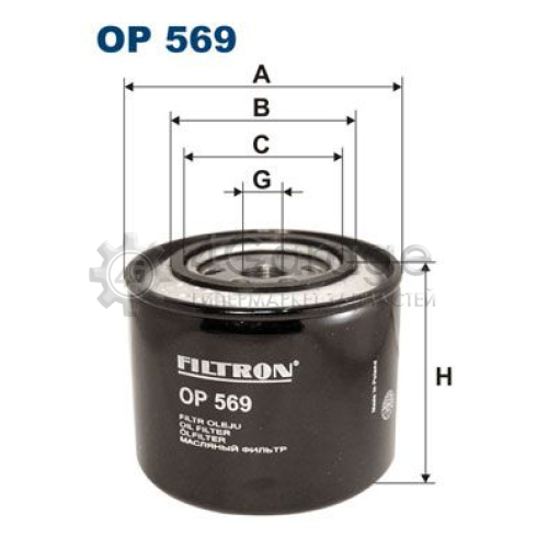 FILTRON OP569 Масляный фильтр