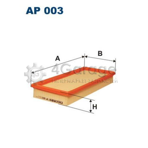 FILTRON AP003 Воздушный фильтр в Красноярске