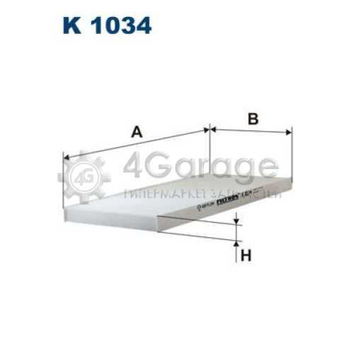 FILTRON K1034 Фильтр воздух во внутренном пространстве