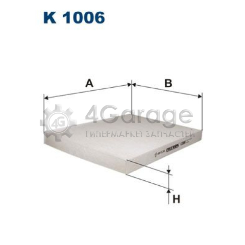 FILTRON K1006 Фильтр воздух во внутренном пространстве