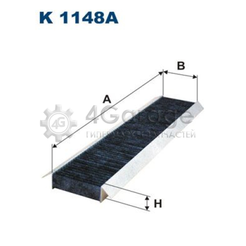 FILTRON K1148A Фильтр воздух во внутренном пространстве