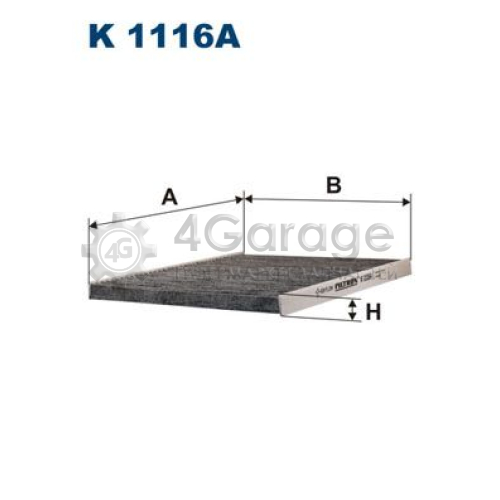 FILTRON K1116A Фильтр воздух во внутренном пространстве