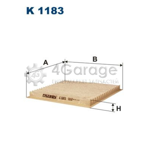 FILTRON K1183 Фильтр воздух во внутренном пространстве