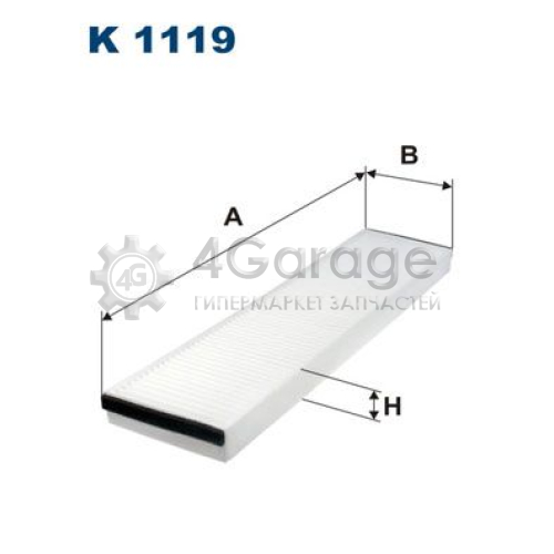 FILTRON K1119 Фильтр воздух во внутренном пространстве