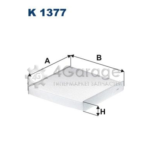 FILTRON K1377 Фильтр воздух во внутренном пространстве