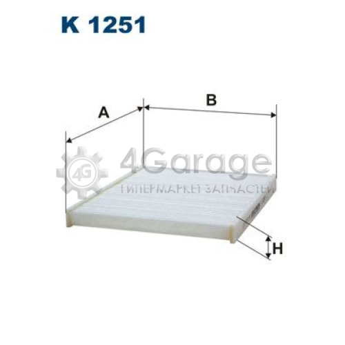 FILTRON K1251 Фильтр воздух во внутренном пространстве