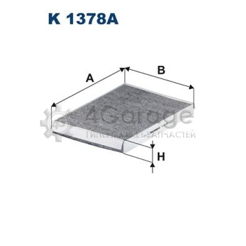 FILTRON K1378A Фильтр воздух во внутренном пространстве