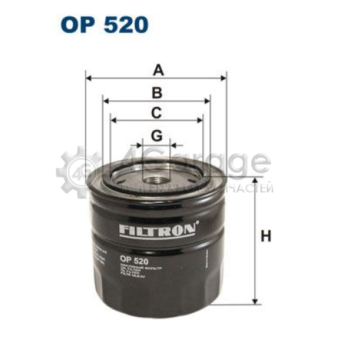 FILTRON OP520 Масляный фильтр